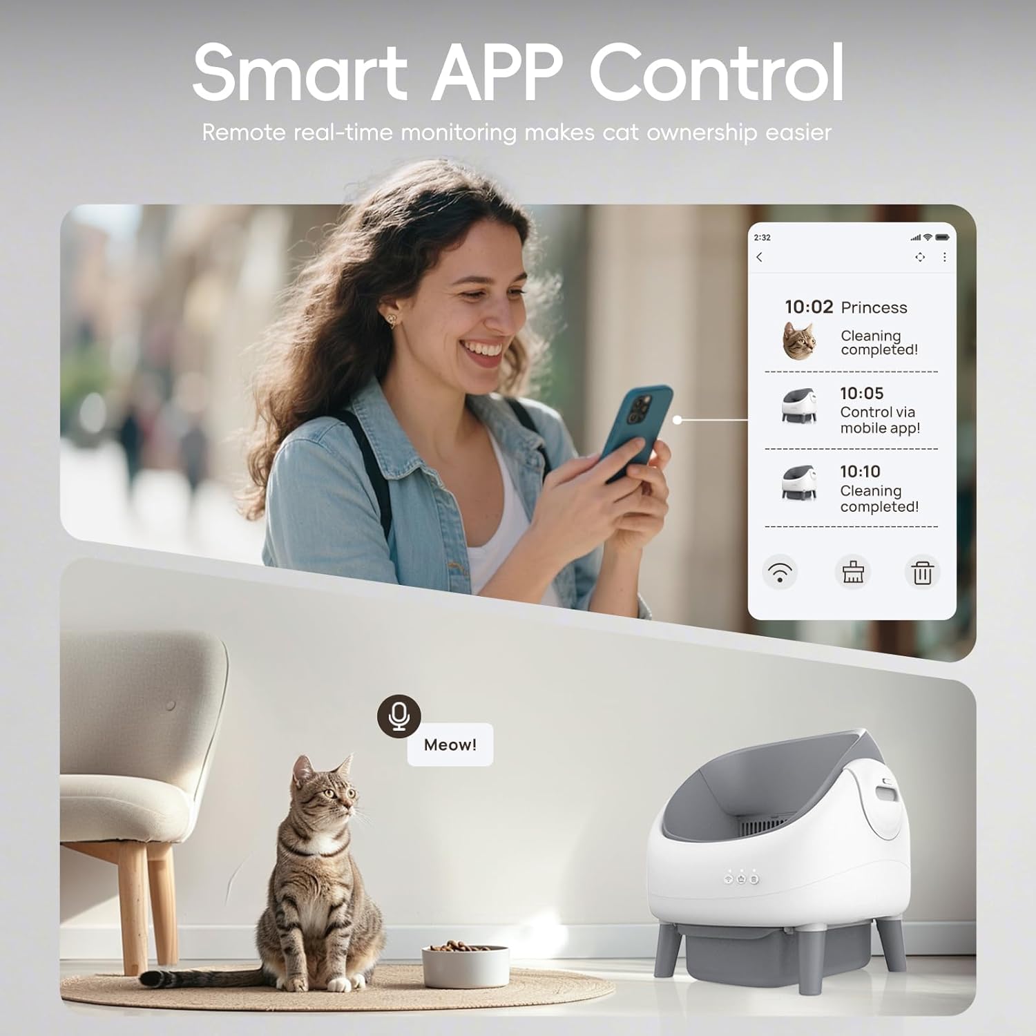 TempOra™ Smart Cat Litter Box